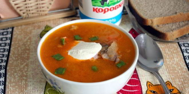 Рецепт щей из квашенной капусты с болгарским перцем