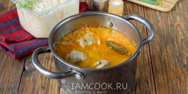 Рецепт щей из квашеной капусты со свининой