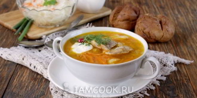 Рецепт щей из квашеной капусты со свининой