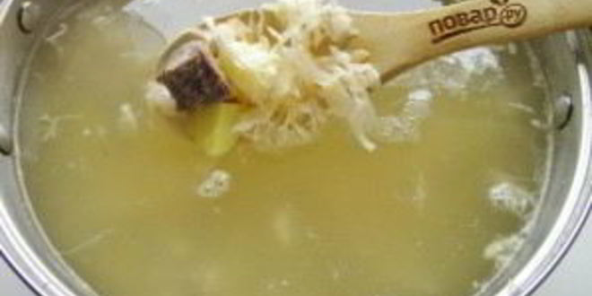 Рецепт щей из квашеной капусты