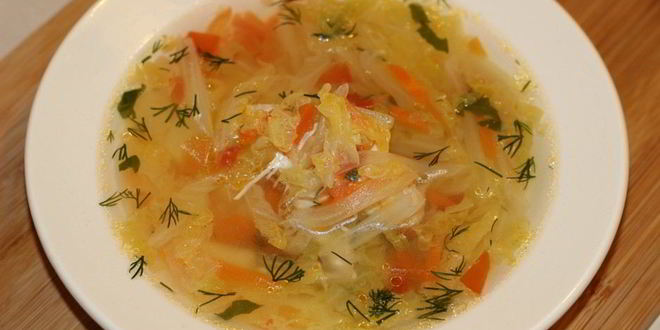 Рецепт щей из пекинской капустой