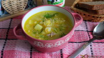 Рецепт Щей из свежей капусты с пшеничной крупой