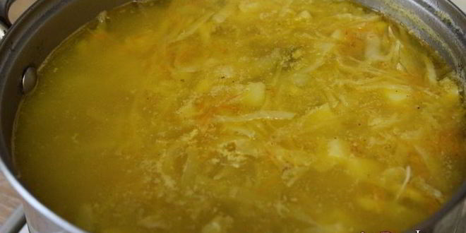 Рецепт щей из свежей капусты с пшеничной крупой