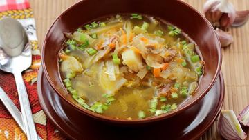 Рецепт Щей из свежей капусты в мультиварке