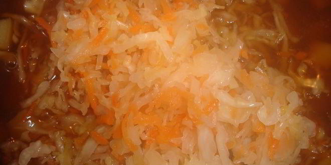 Рецепт щей кислых грибных