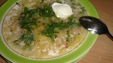 Рецепт Щей кислых на курином бульоне