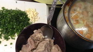 Рецепт Щей летних Телячьи нежности