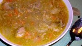 Рецепт Щей на свиных ребрышках