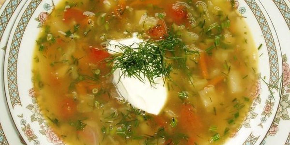 Как приготовить щи помидорно-укропные