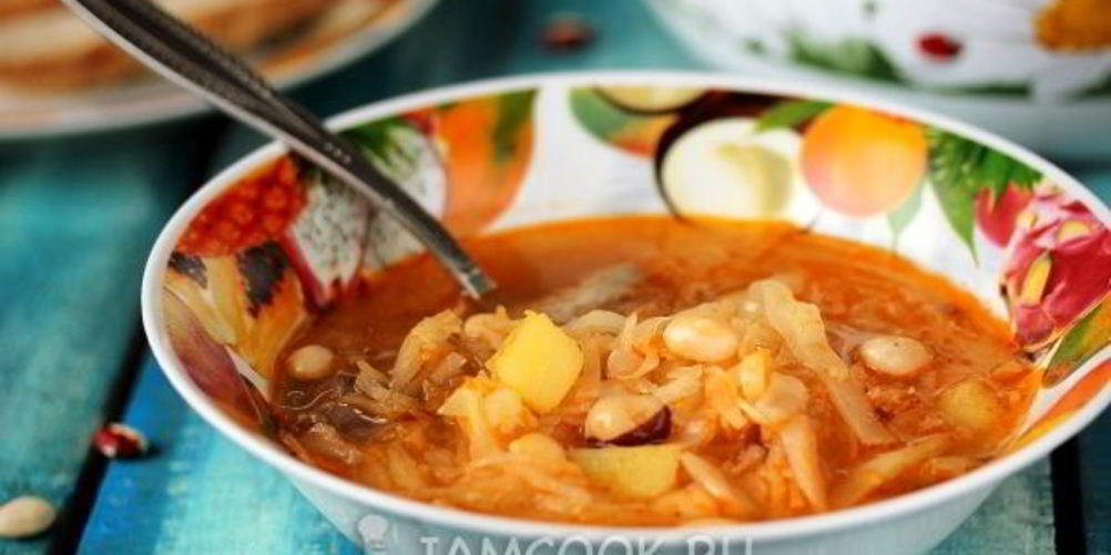 Как приготовить щи с фасолью и желудками индейки