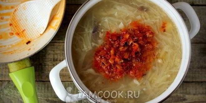 Рецепт щей с фасолью и желудками индейки