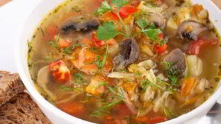 Рецепт Щей с грибами по-монастырски