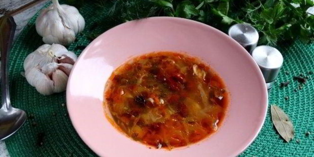 Как приготовить щи с консервированной фасолью