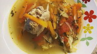 Рецепт Щей с курицей без картофеля и лука