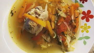 Рецепт Щей с курицей без картофеля и лука