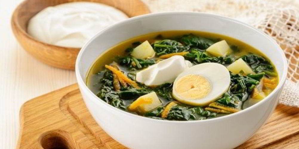 Как приготовить щи со шпинатом