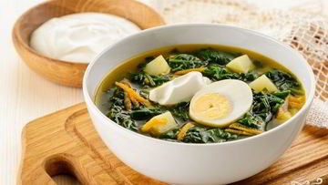 Рецепт Щей со шпинатом