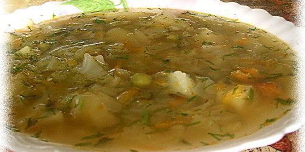 Как приготовить щи успенские с соленым огурцом и горошком