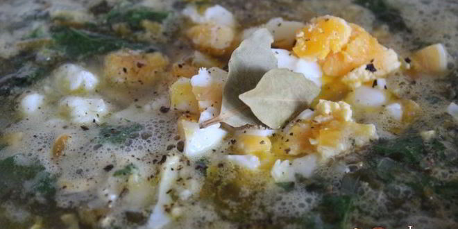 Рецепт зеленых весенних щей с фрикадельками