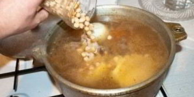 Рецепт шурпы из курицы с зеленью