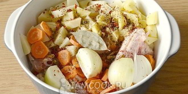 Рецепт шурпы из курицы