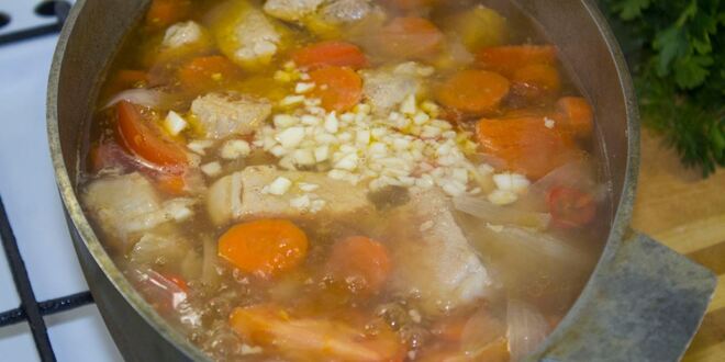 Рецепт шурпы из свинины