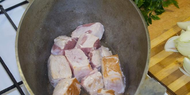 Рецепт шурпы из свинины
