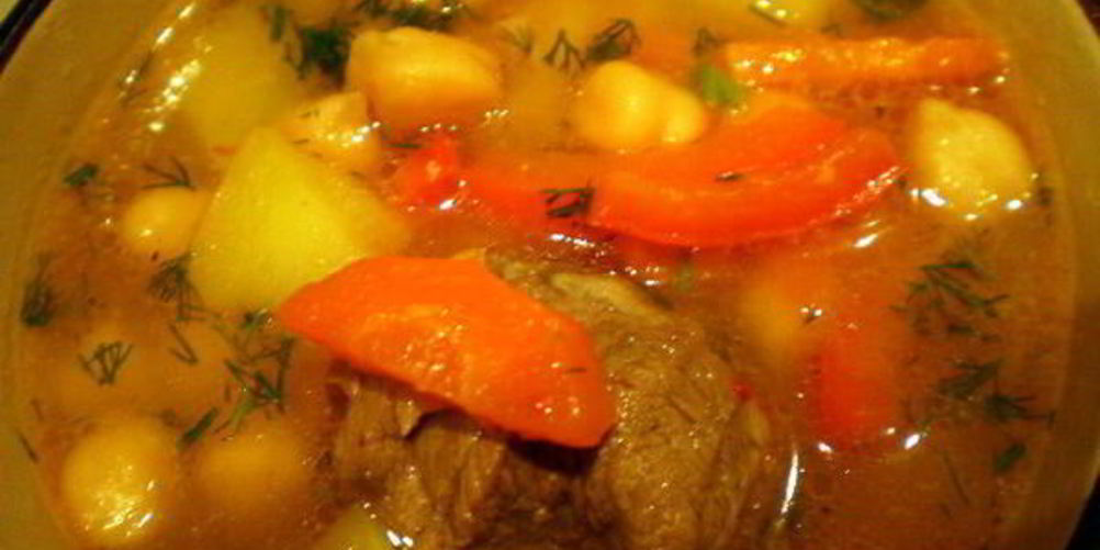Как приготовить шурпу с нутом