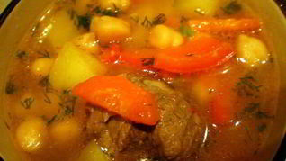 Рецепт Шурпы с нутом