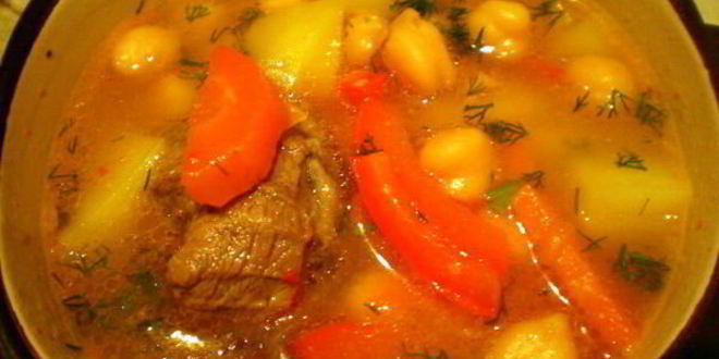 Рецепт шурпы с нутом