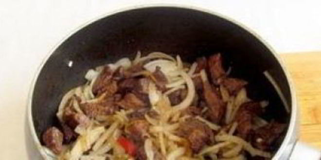 Рецепт шурпы жареной