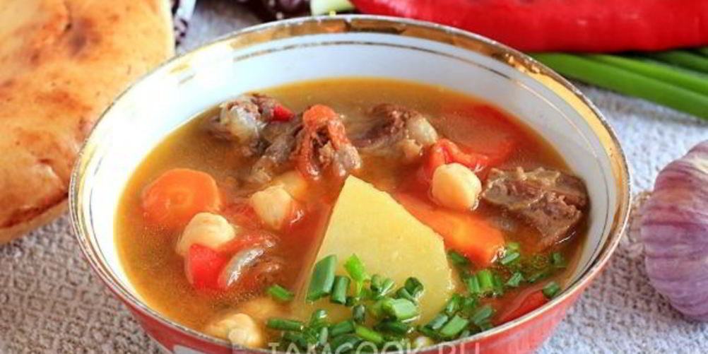 Как приготовить жареную шурпу по-узбекски