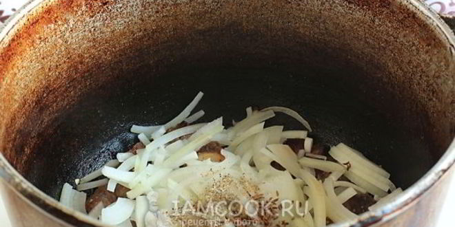 Рецепт жареной шурпы по-узбекски