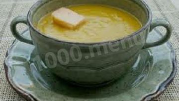 Рецепт Сливочно-винного суп