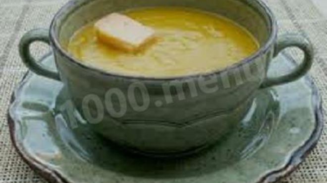 Рецепт Сливочно-винного суп