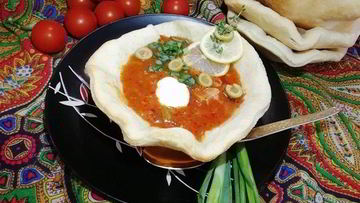 Рецепт Мясной солянки по-селянски