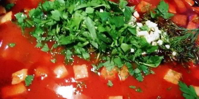 Рецепт мясной солянки по-селянски