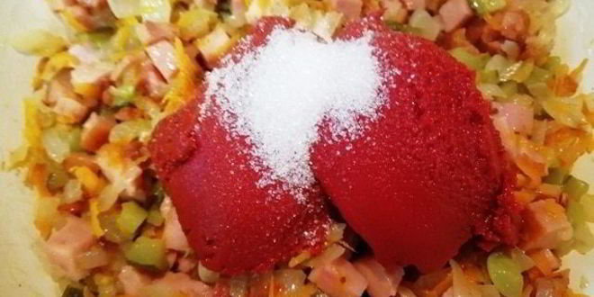 Рецепт мясной солянки по-селянски