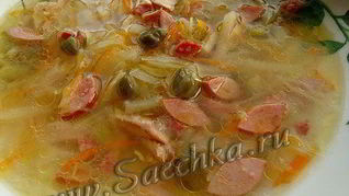 Рецепт Мясной солянки