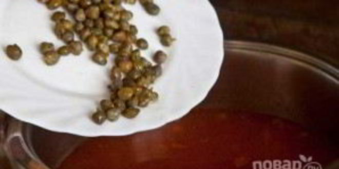 Рецепт простой рыбной солянки