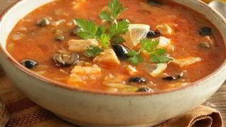 Рецепт Рыбной солянки с семгой