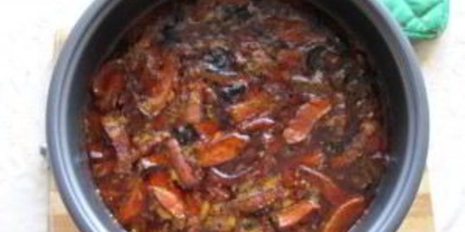 Рецепт сборной мясной солянки в мультиварке