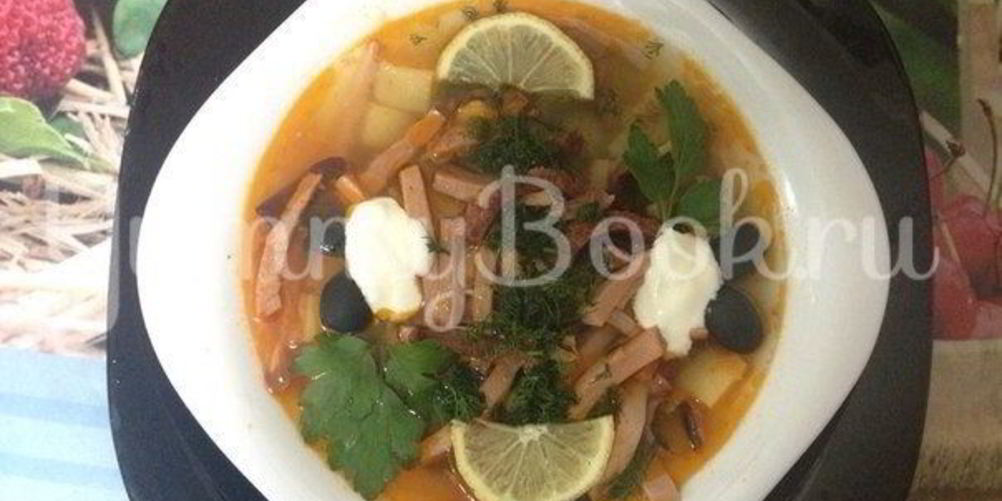 Как приготовить сборную солянку в мультиварке