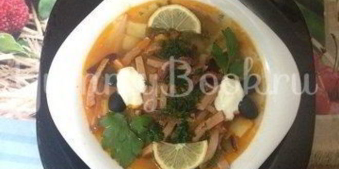 Рецепт сборной солянки в мультиварке