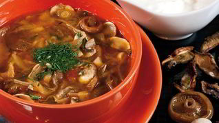 Рецепт Солянки из квашеной капусты с грибами