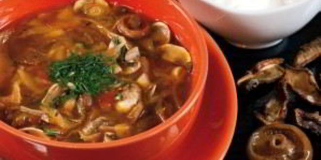 Рецепт солянки из квашеной капусты с грибами