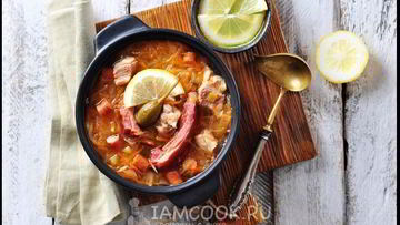 Рецепт Солянки из квашеной капусты