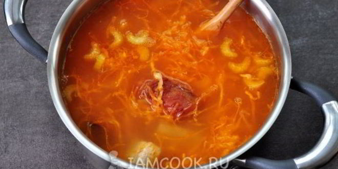 Рецепт солянки из квашеной капусты