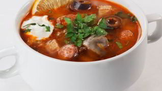 Рецепт Солянки из свежих грибов