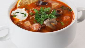 Рецепт Солянки из свежих грибов